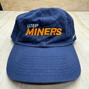 USED UTEP Miners Nike Mens Campus Cap Adjustable OSFM Blue